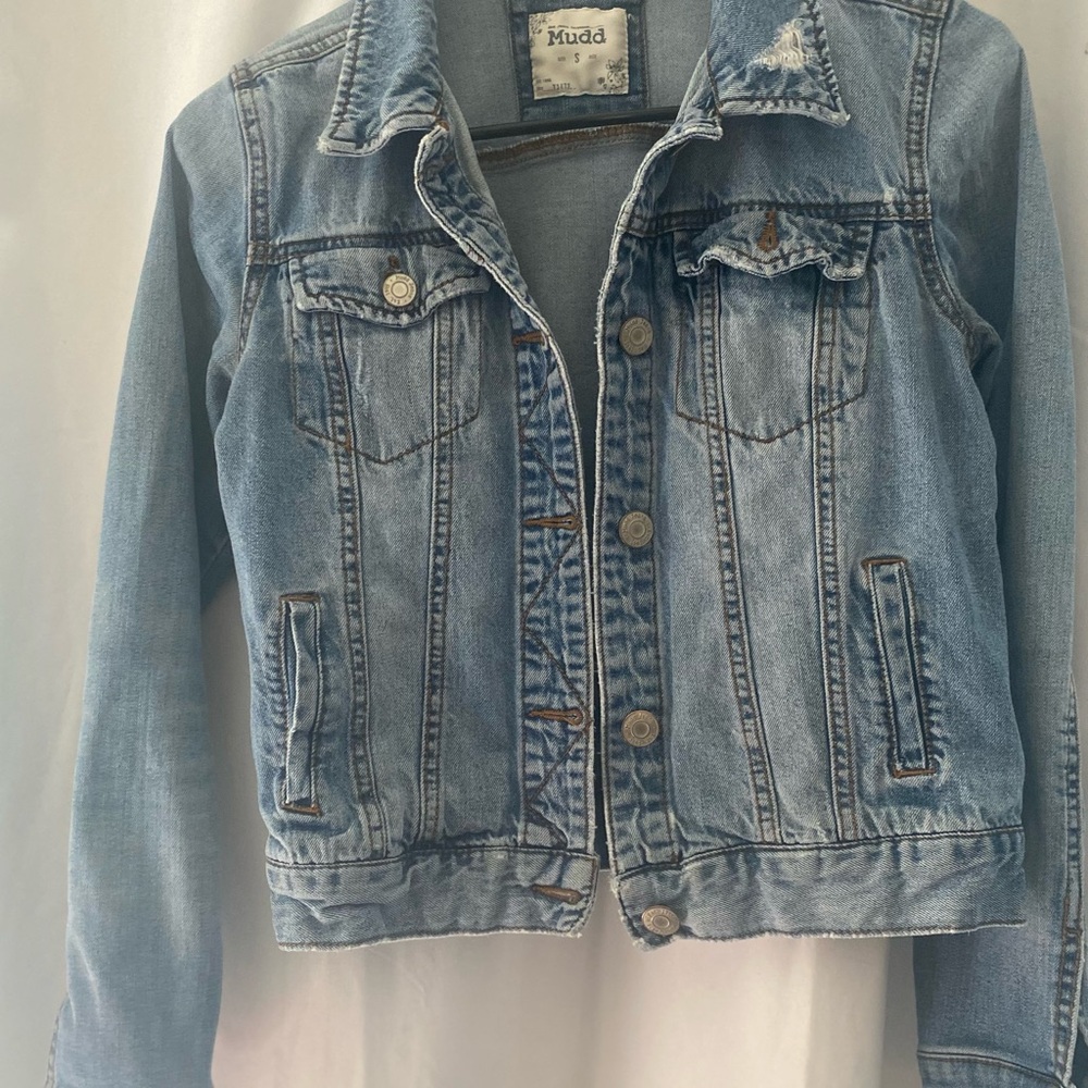 Mudd Distressed Denim Jacket